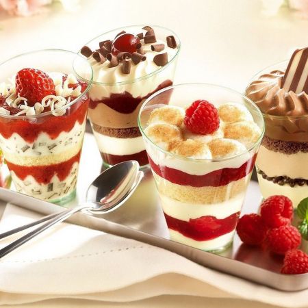 Arrivée Variations de desserts